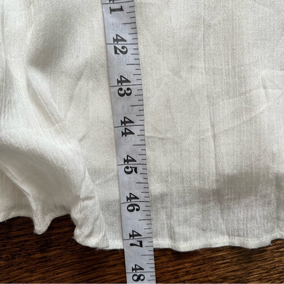 Charles Henry size 1X white ruffle surplus midi dress - Picture 7 of 10